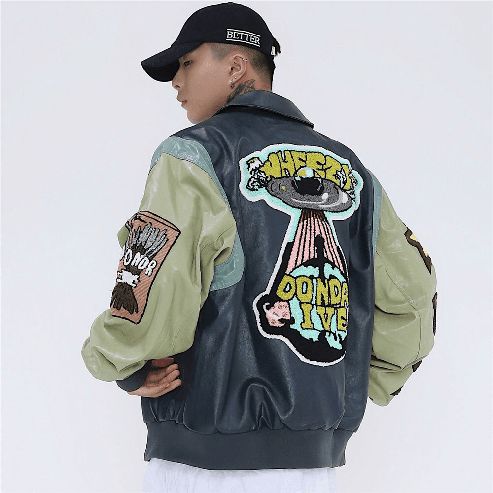 Tntwear® - WHEEZY Baseball Jacket - tntwear1