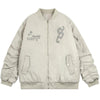 Tntwear® - Winter Bomber Jacket Coat Cross Patch - tntwear1
