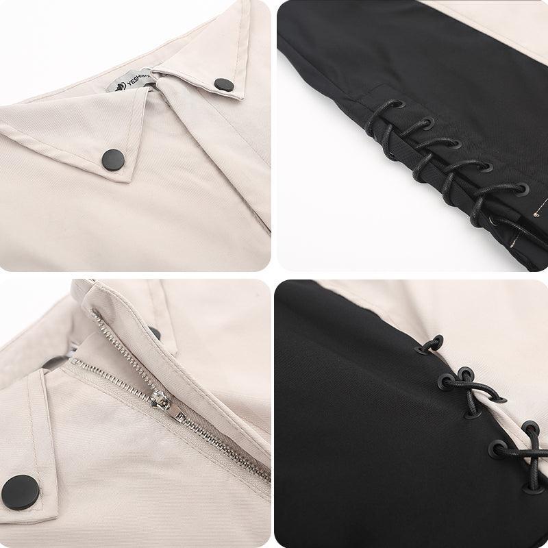 Tntwear® - Women Cropped Biker Jacket Set - tntwear1