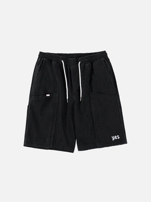 Tntwear® - YES Embroidered Shorts - tntwear1