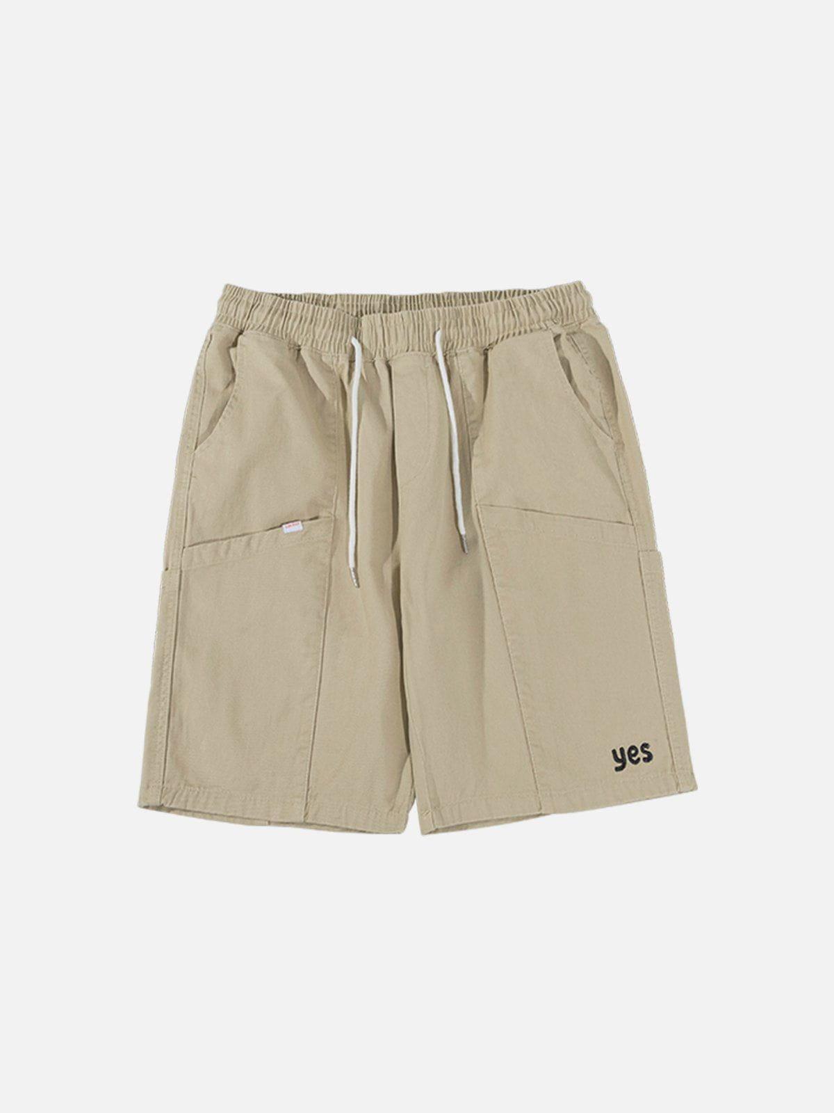 Tntwear® - YES Embroidered Shorts - tntwear1