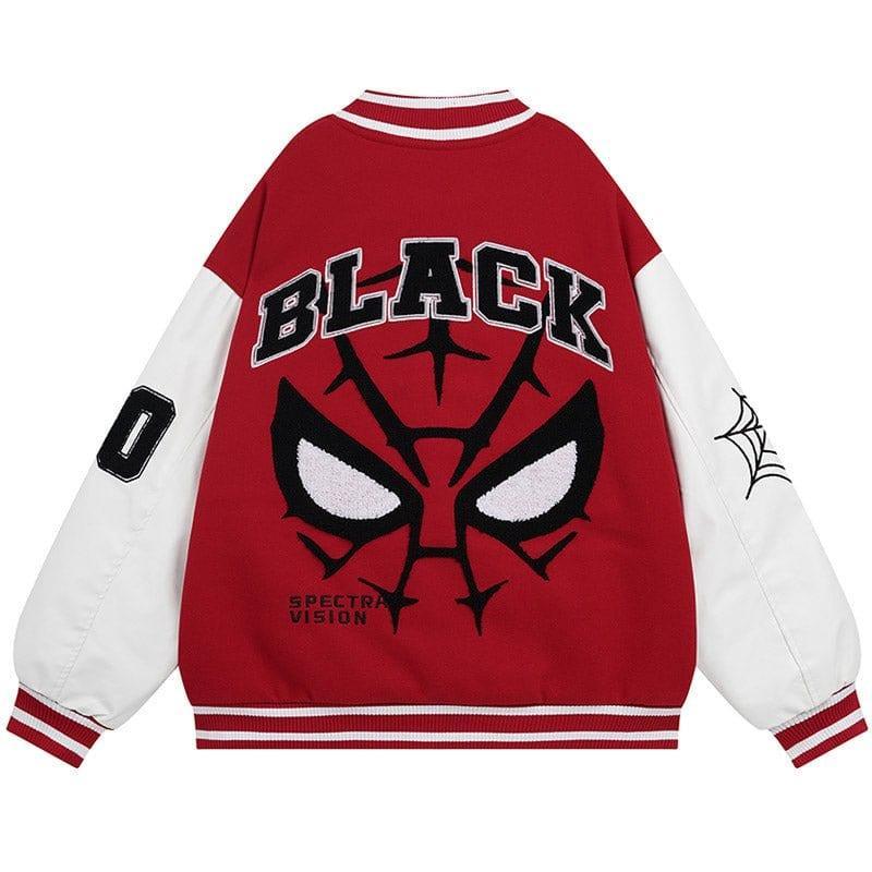 Tntwear® Winter Varsity Jacket Spider Web - tntwear1