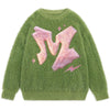 Tntwear® Cozy Jacquard Sweater Embroidery M - tntwear1