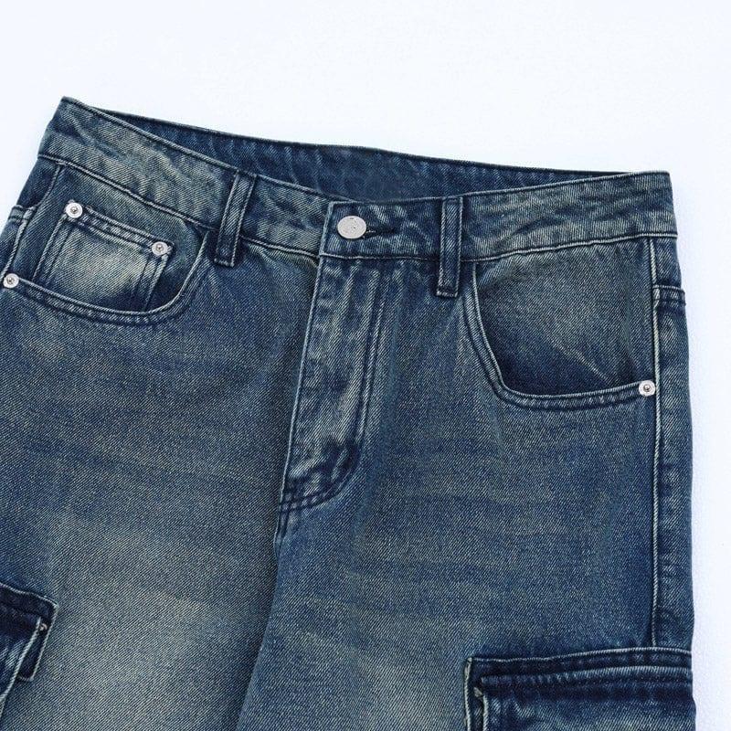 Tntwear® American Style Cargo Jeans Multiple Pockets - tntwear1