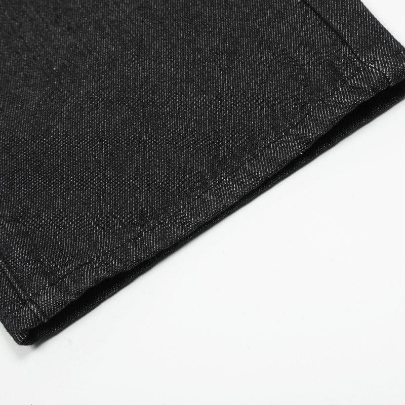 Tntwear® Gothic Black Jeans Star Print - tntwear1