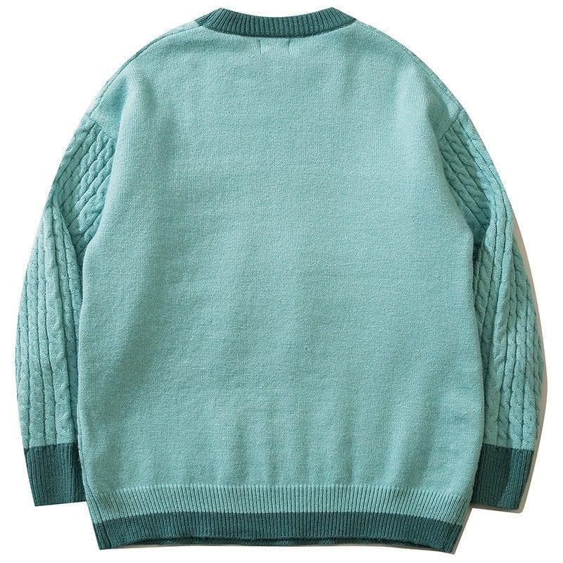 Tntwear Chunky Knit Sweater Rabbits - tntwear1