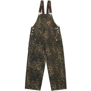 Tntwear® Leopard Patchwork Jeans Overall - tntwear1