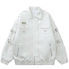 Tntwear® Stylish Leather Jacket with Blelt - tntwear1