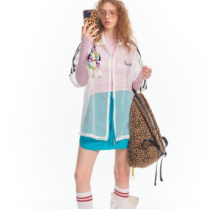 Tntwear® Street Style Mesh Fishnet Shirt - tntwear1