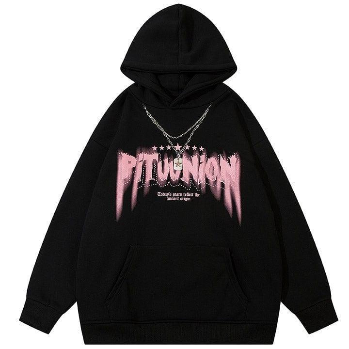 Tntwear® Thicken Star Hoodie With Star Chain - tntwear1