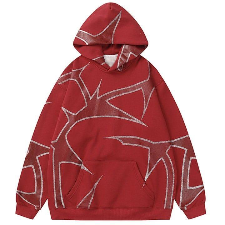 Tntwear® Fleece Pullover Hoodie Thorn - tntwear1