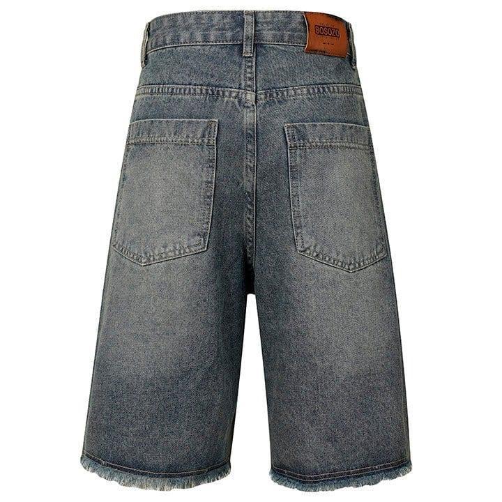 Tntwear® Cargo Denim Shorts Pocket Patch - tntwear1