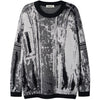 Tntwear® Grey Gradient Jacquard Sweater - tntwear1