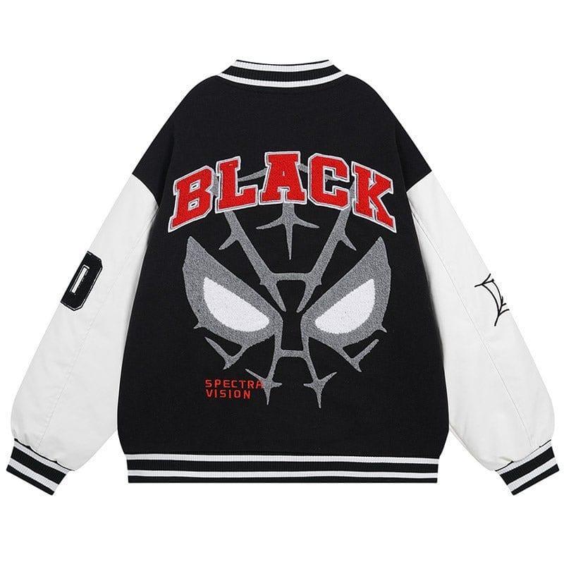 Tntwear® Winter Varsity Jacket Spider Web - tntwear1