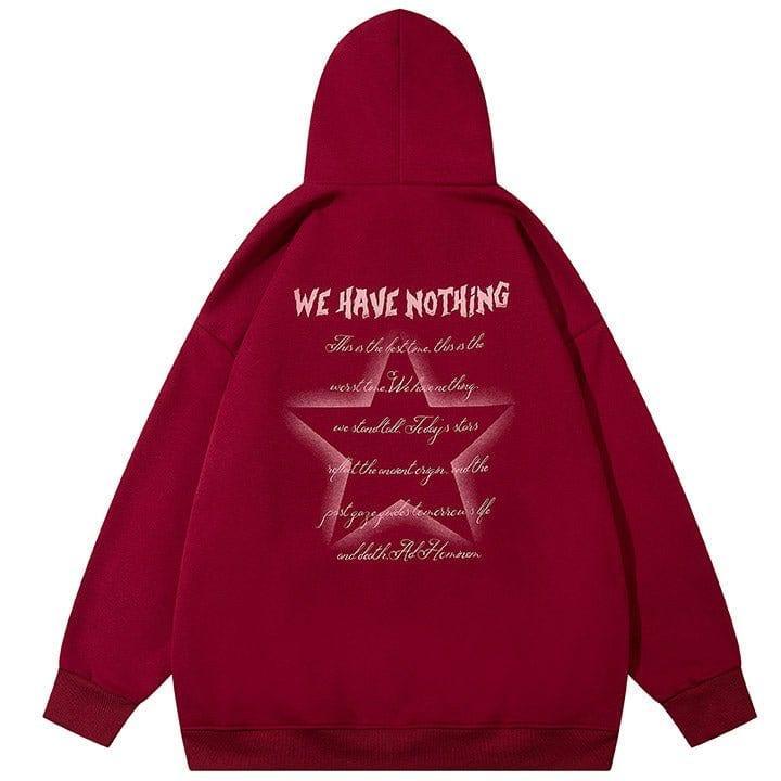Tntwear® Thicken Star Hoodie With Star Chain - tntwear1