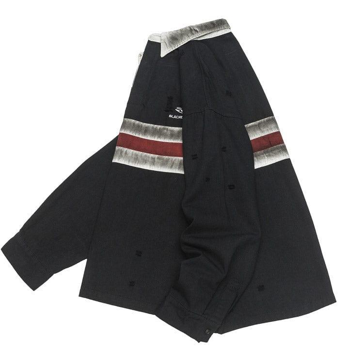 Tntwear® Patchwork Color Block Stripe Sweatshirt - tntwear1