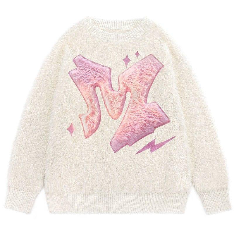 Tntwear® Cozy Jacquard Sweater Embroidery M - tntwear1
