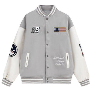 Tntwear® Letterman Varsity Jacket Embroidered Patch - tntwear1