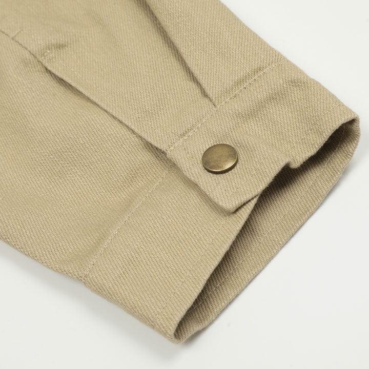 Tntwear® Solid Utility Patchwork Jacket - tntwear1