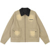 Tntwear® Solid Utility Patchwork Jacket - tntwear1