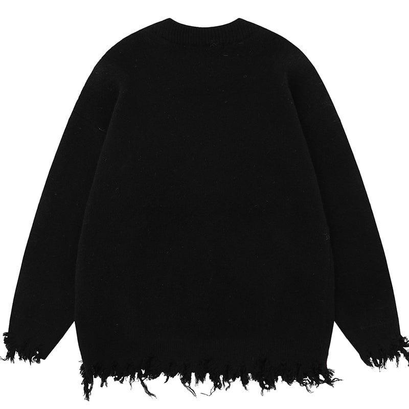 Tntwear® Gothic Style Spider Knit Sweater - tntwear1