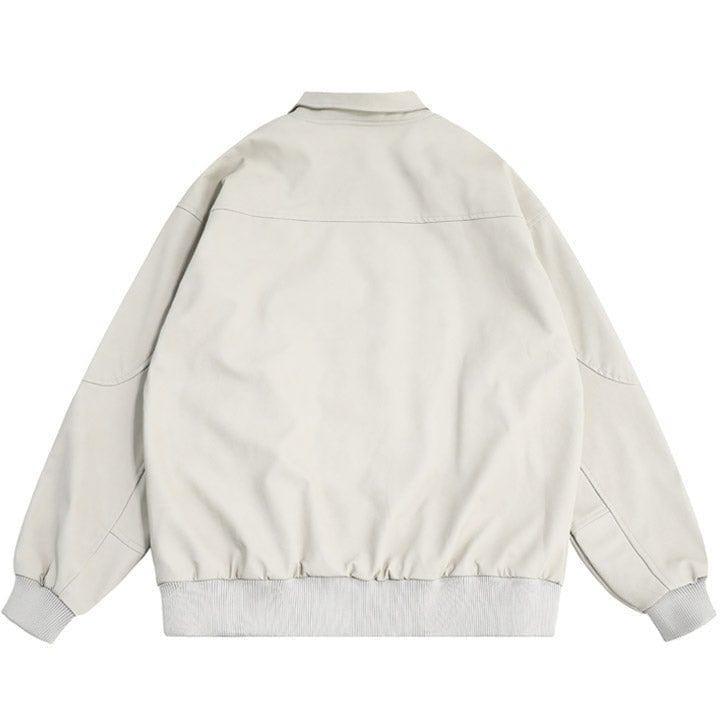 Tntwear® Faux Leather Zipper Jacket Star - tntwear1