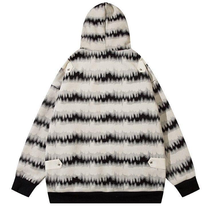 Tntwear® Thicken Zip Up Hoodie Tie Dye - tntwear1