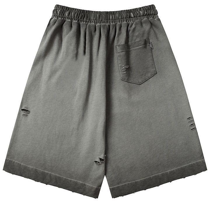 Tntwear® Street Style Gothic Letter Print Shorts - tntwear1