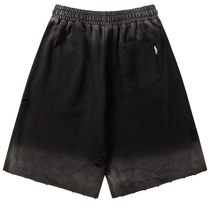 Tntwear® Street Style Gothic Letter Print Shorts - tntwear1