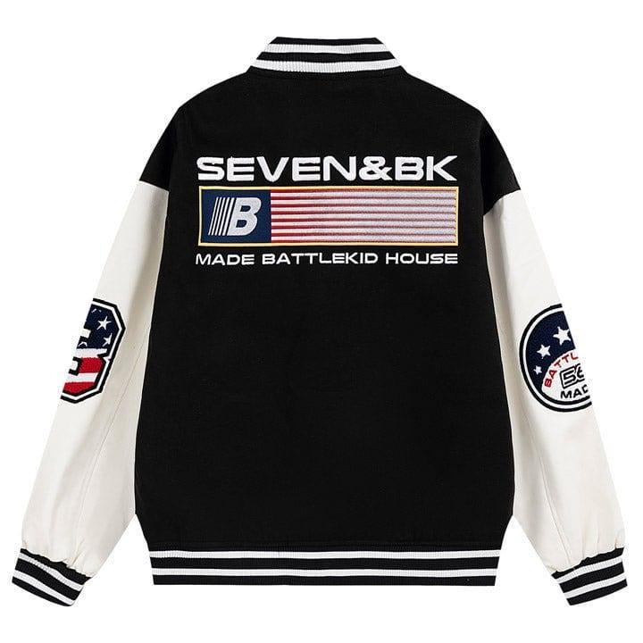 Tntwear® Letterman Varsity Jacket Embroidered Patch - tntwear1