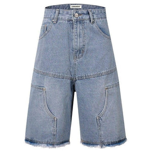 Tntwear® Cargo Denim Shorts Pocket Patch - tntwear1