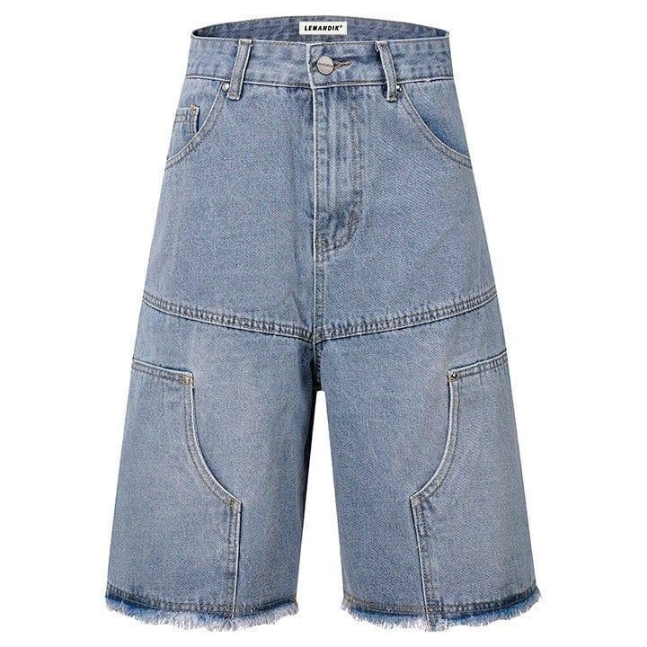 Tntwear® Cargo Denim Shorts Pocket Patch - tntwear1