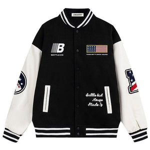 Tntwear® Letterman Varsity Jacket Embroidered Patch - tntwear1