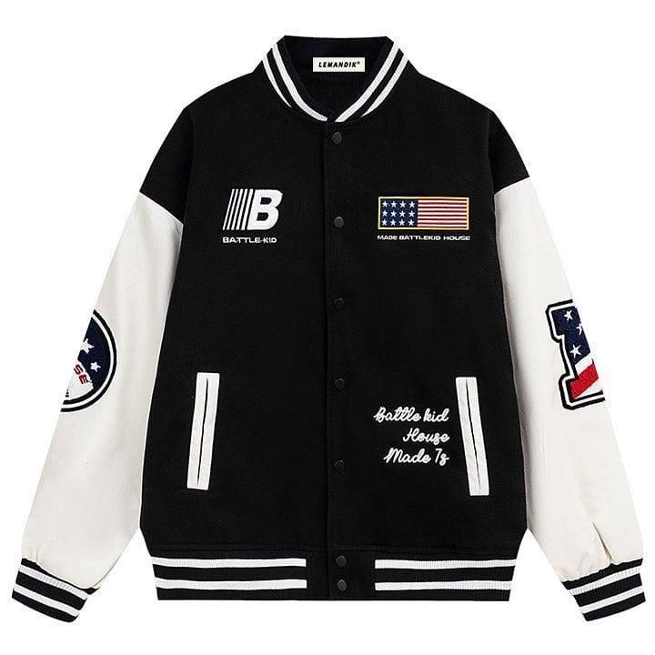 Tntwear® Letterman Varsity Jacket Embroidered Patch - tntwear1