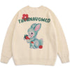 Tntwear® Fluffy Knit Sweater Rabbit - tntwear1
