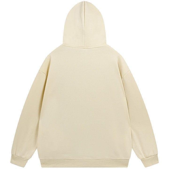 Tntwear® Fleece Hip Hop Hoodie Inkjet Graffiti - tntwear1