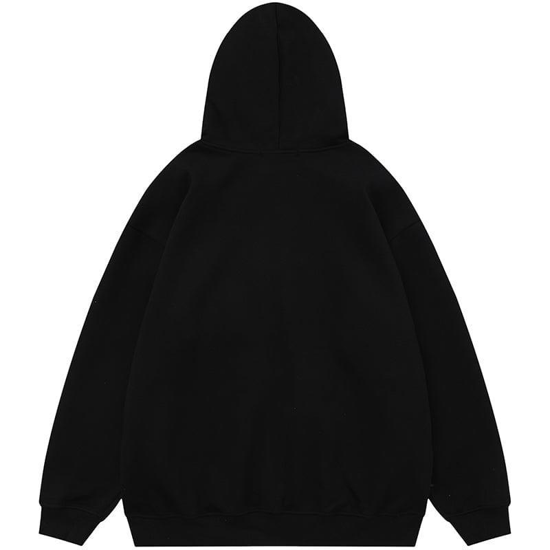Tntwear® Chic Hoodie Star Denim Patch - tntwear1