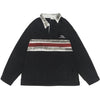 Tntwear® Patchwork Color Block Stripe Sweatshirt - tntwear1