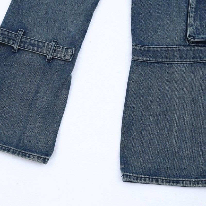 Tntwear® American Style Cargo Jeans Multiple Pockets - tntwear1