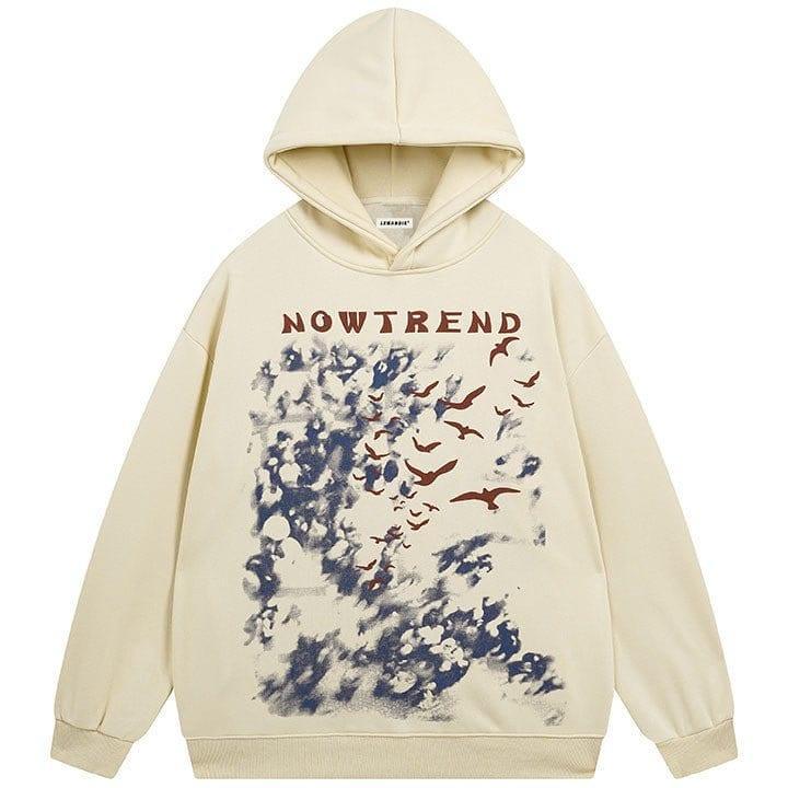Tntwear® Fleece Hip Hop Hoodie Inkjet Graffiti - tntwear1