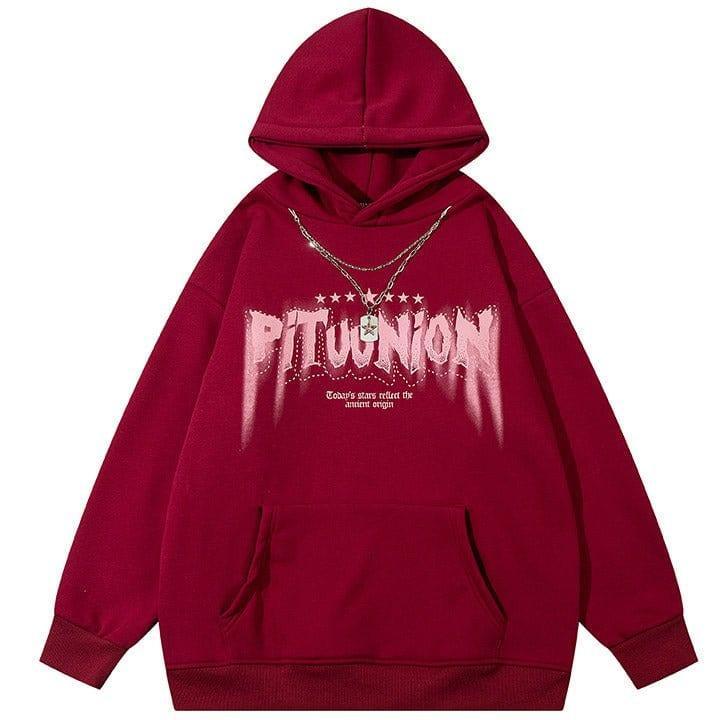 Tntwear® Thicken Star Hoodie With Star Chain - tntwear1