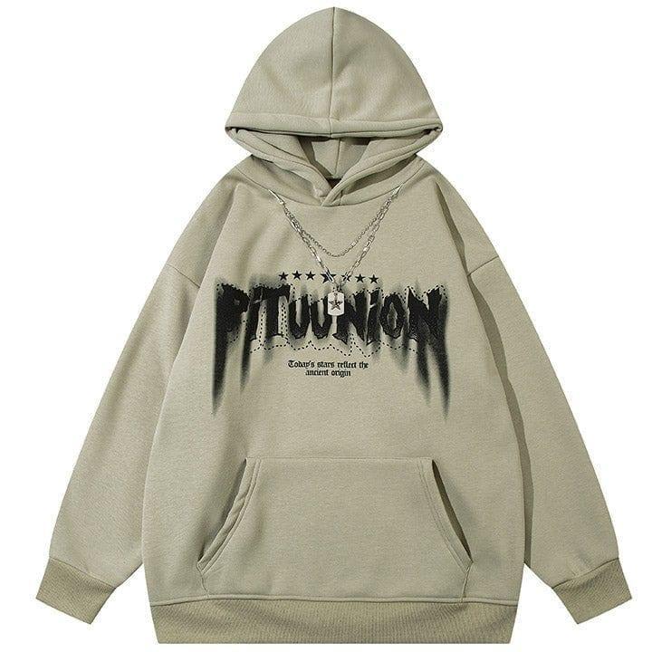 Tntwear® Thicken Star Hoodie With Star Chain - tntwear1