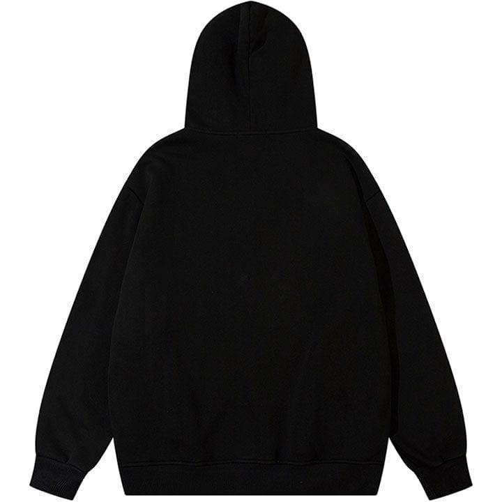 Tntwear® High Street Hoodie Star Patchwork - tntwear1
