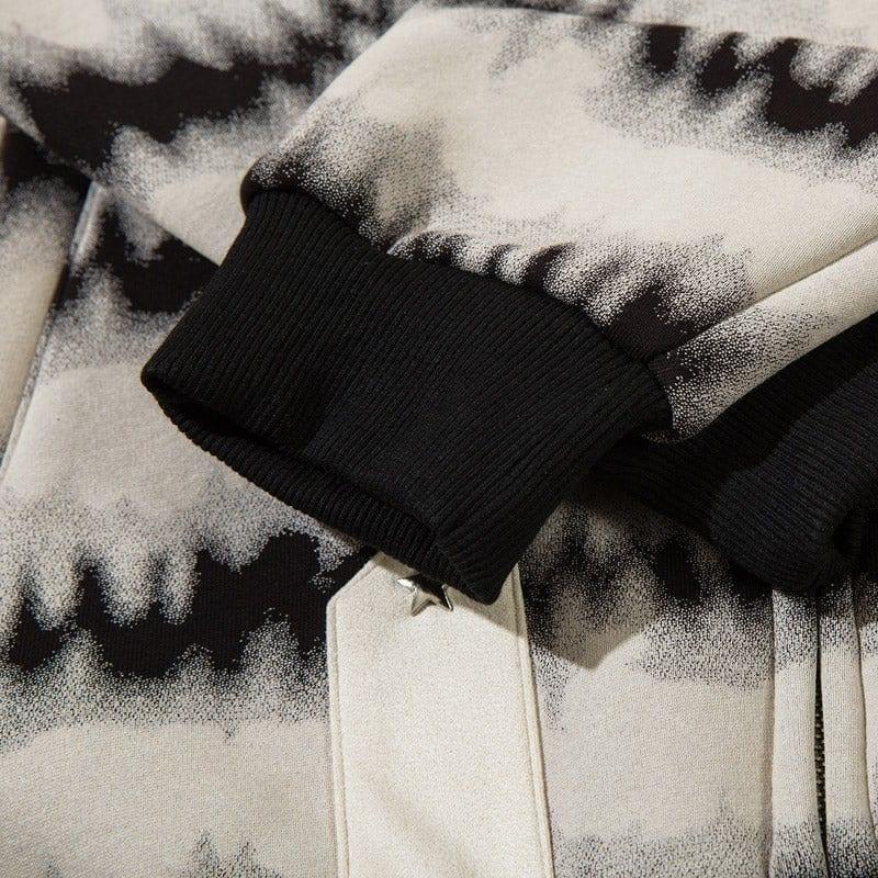 Tntwear® Thicken Zip Up Hoodie Tie Dye - tntwear1