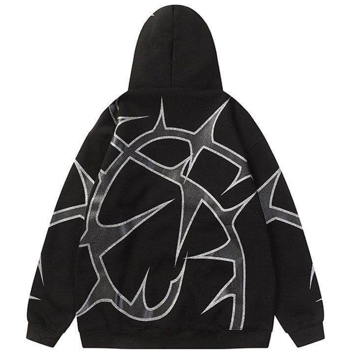 Tntwear® Fleece Pullover Hoodie Thorn - tntwear1