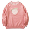 Tntwear Sweet Knitted Sweater Peach - tntwear1