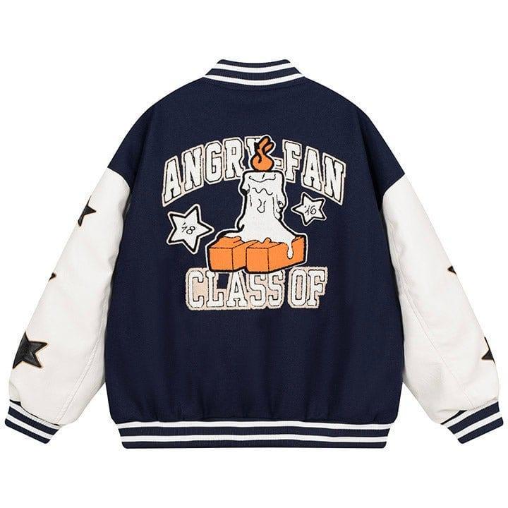 Tntwear® Star Varsity Jacket Class of Candles - tntwear1
