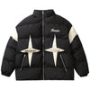 Tntwear® Thicken Winter Coat Color Block Star - tntwear1