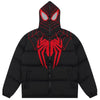 Tntwear® Hooded Puffer Winter Coat Spider Web - tntwear1