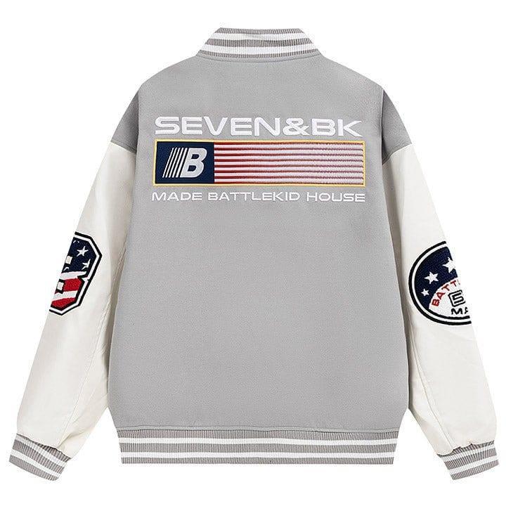 Tntwear® Letterman Varsity Jacket Embroidered Patch - tntwear1
